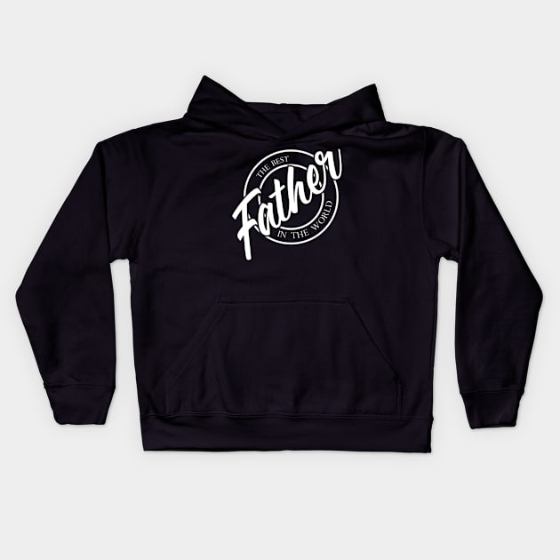 best dad Kids Hoodie by janvimar